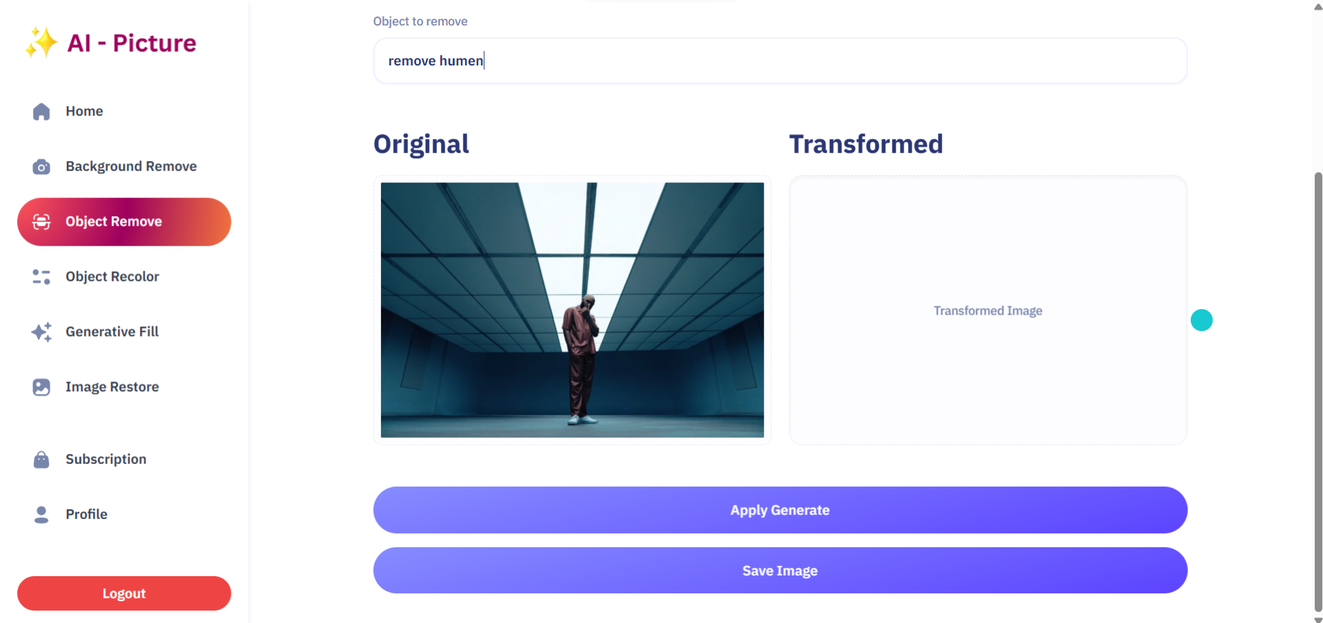 Remove Object Page and Result