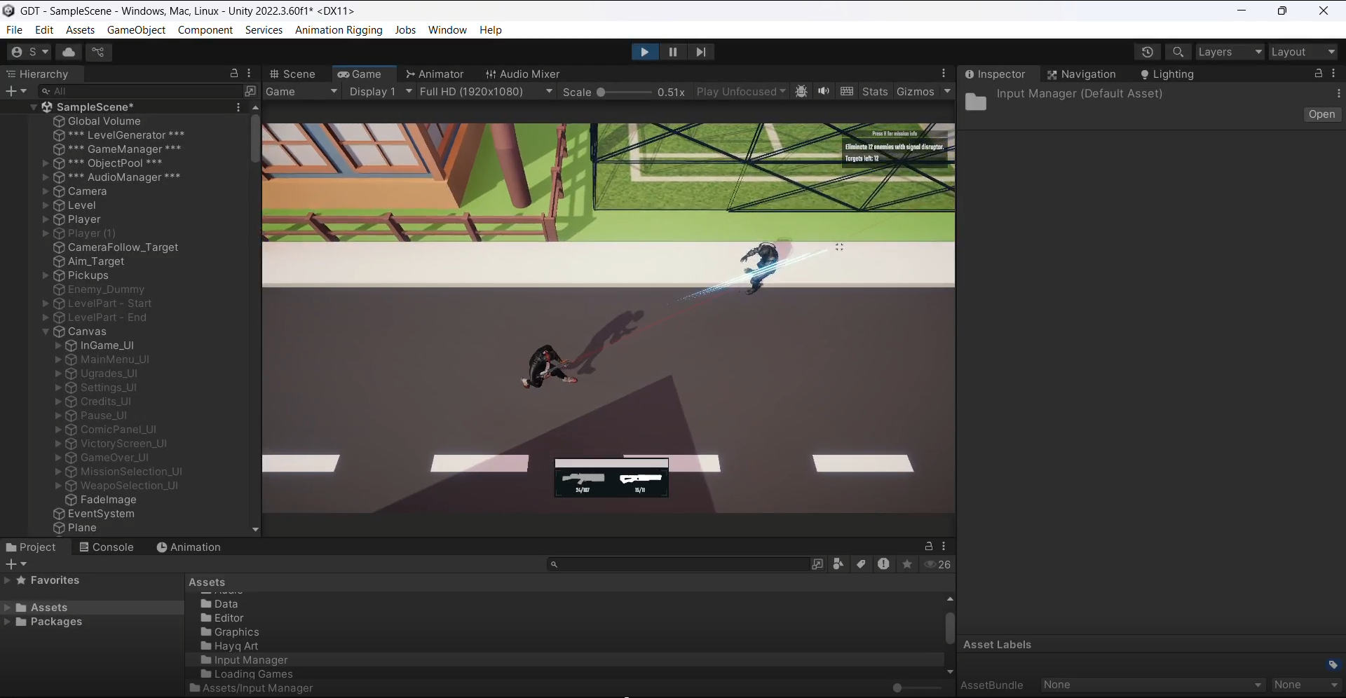 Game Plays and Combat Scenes
