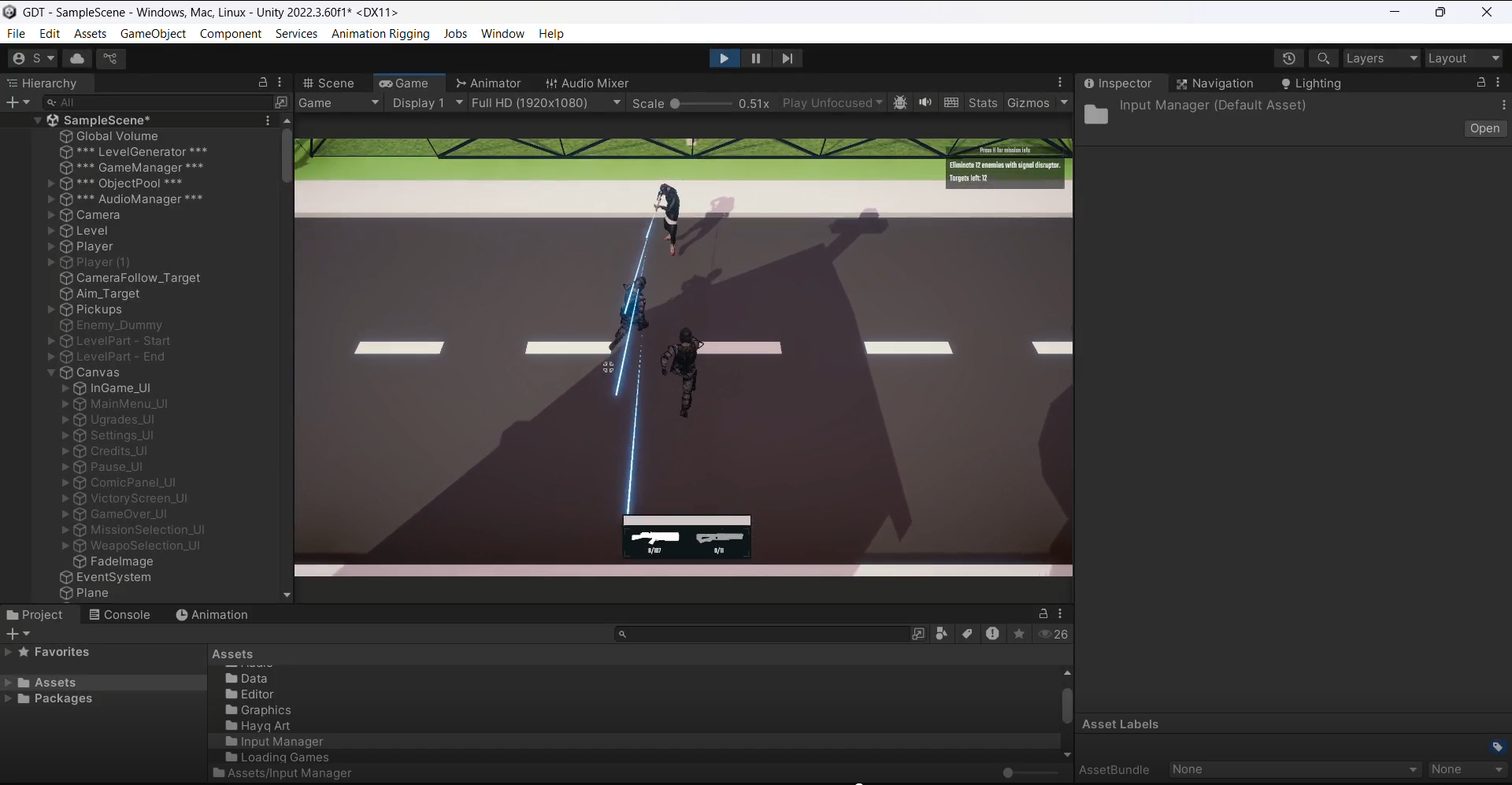 Game Plays and Combat Scenes