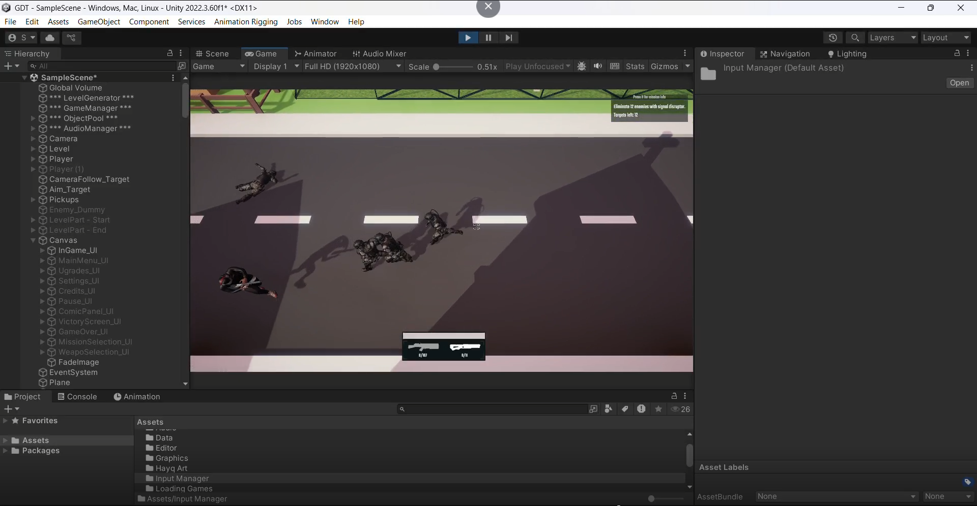 Game Plays and Combat Scenes