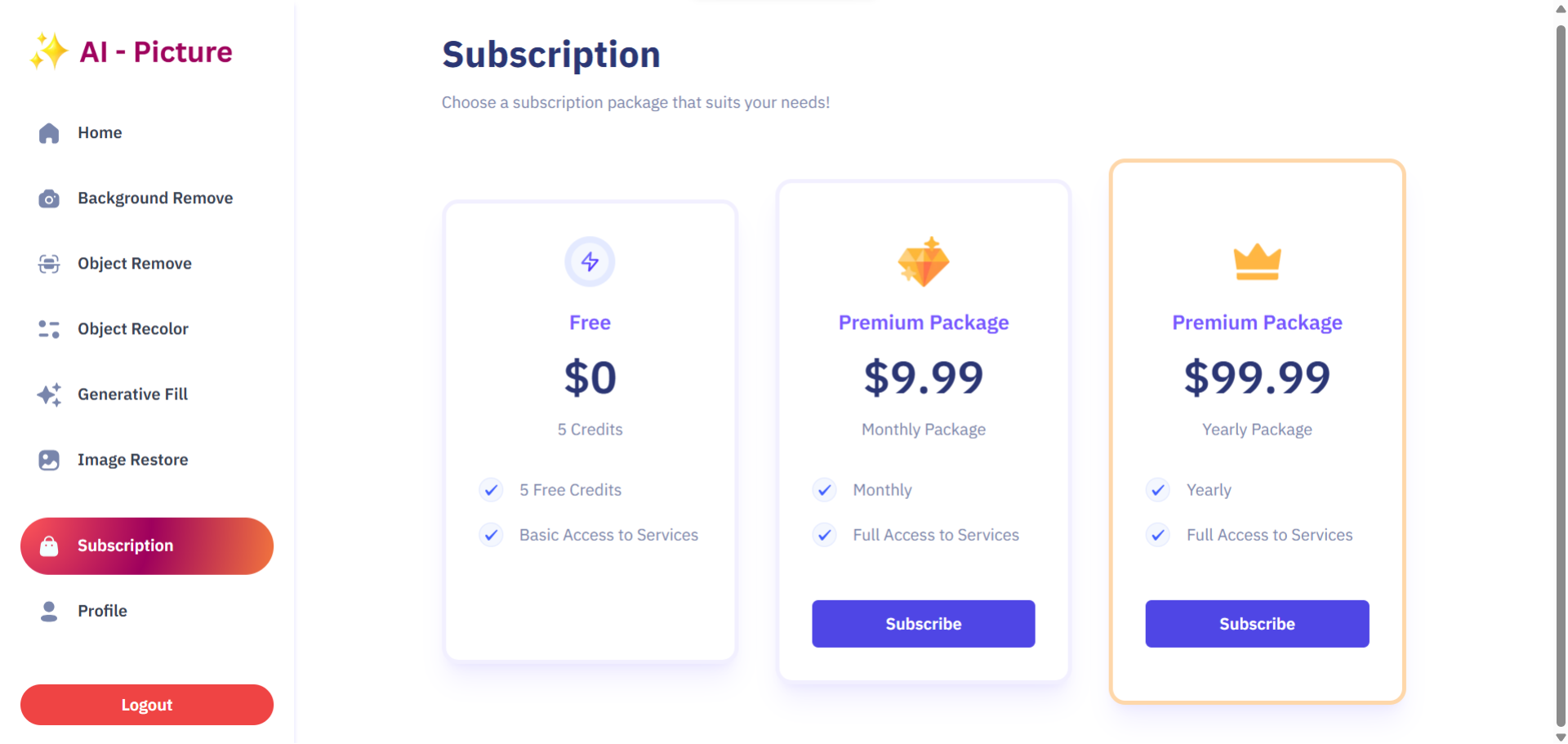 Subscription and Result