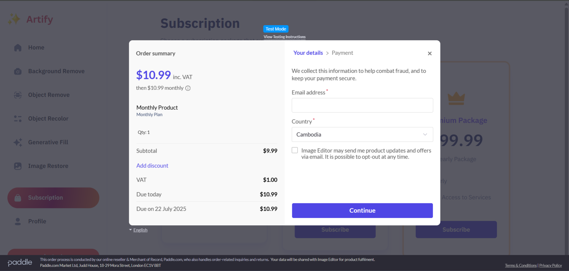 Subscription and Result